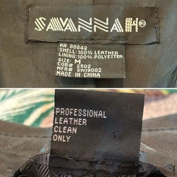 y2k blck 100% leather ‘Savannah’ overcoat minimalist trench - SZ M! stylish ~ - Picture 3 of 8